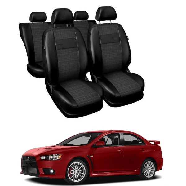 Huse Scaune piele si textil Mitsubishi Lancer 2017-2020