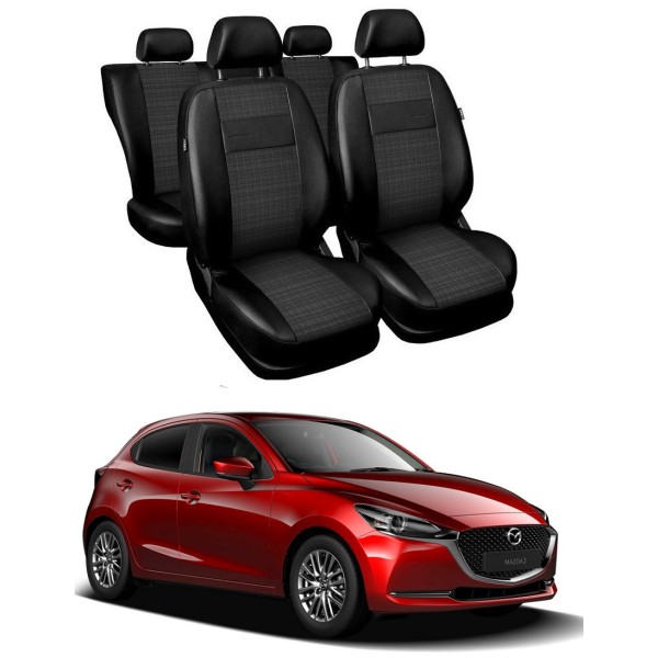 Huse Scaune piele si textil Mazda 2 2014-2020