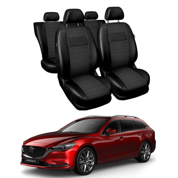 Huse Scaune Mazda 6 Combi/Sedan 2018-2020 piele si textil