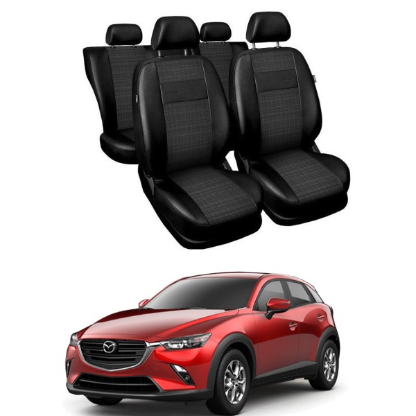 Huse Scaune Mazda CX-3 2017-2020 piele si textil