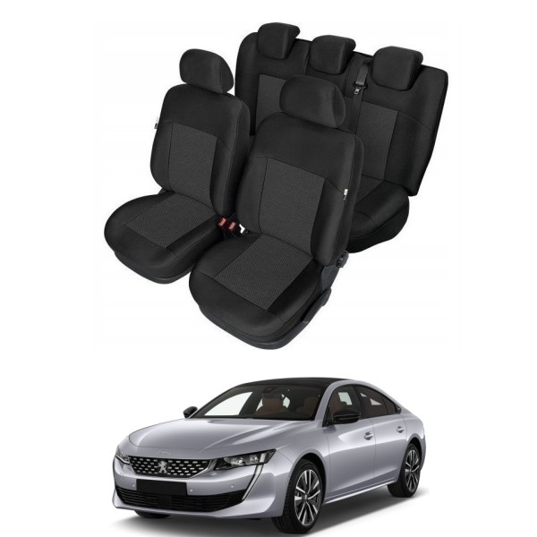 Huse Scaune Peugeot 508 2019-2020 Premium Bancheta Fractionata