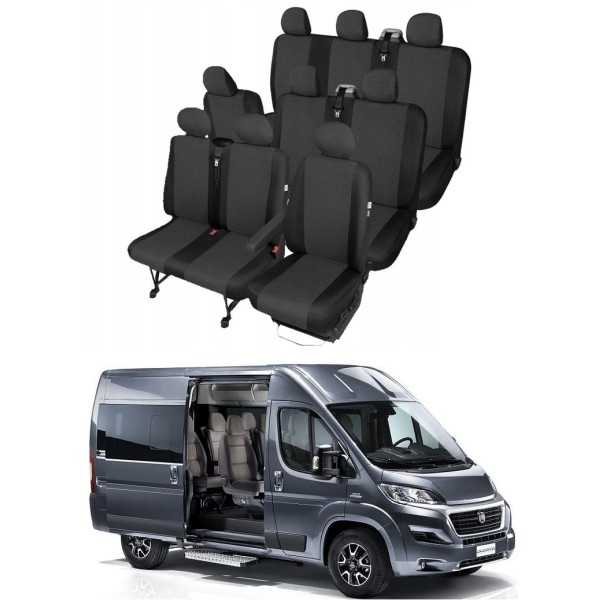 Huse Scaune 9 Locuri Fiat Ducato Kombi 2015-2020