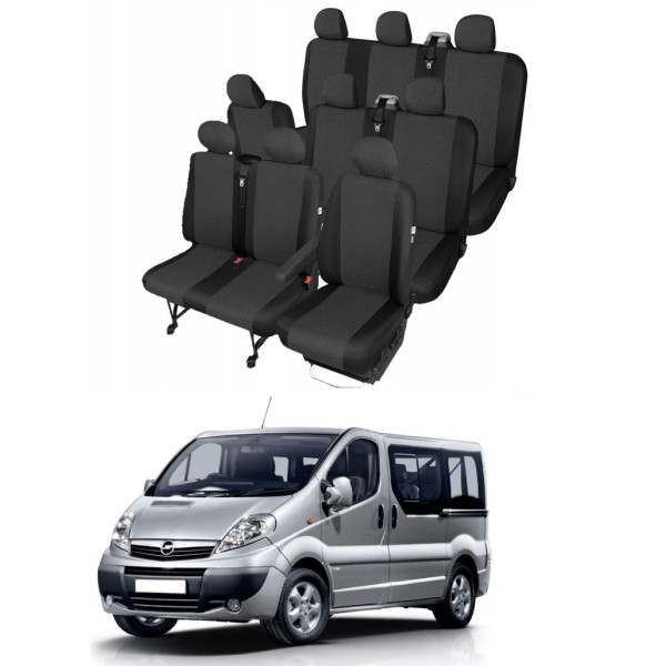 Huse Scaune 8+1 locuri (9 locuri) Opel Vivaro 2001-2014