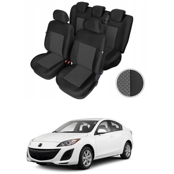 Huse Scaune Mazda 3 2008-2013 Sedan/Hatchback  Premium Bancheta Fractionata