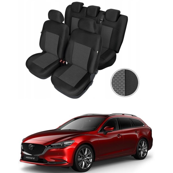 Huse Scaune Mazda 6 2018-2020 Sedan/Combi Premium Bancheta Fractionata