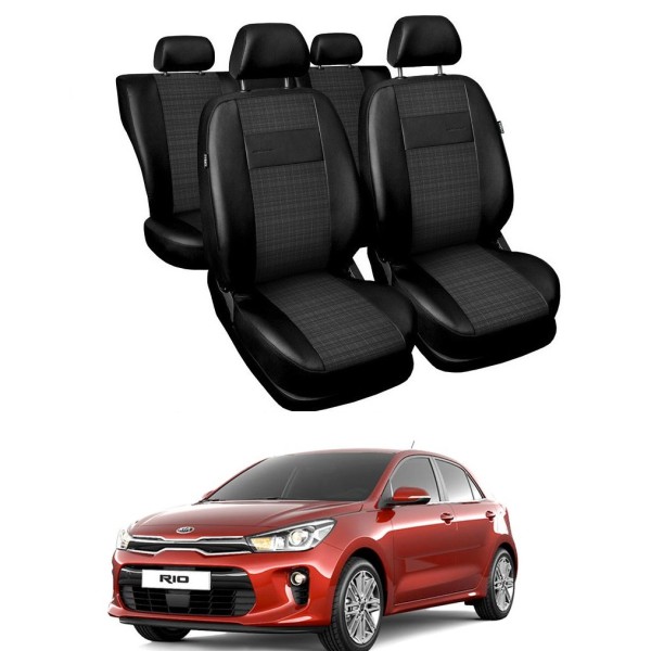 Huse Scaune piele si textil Kia Rio 2011-2020