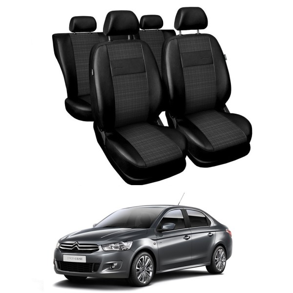 Huse Scaune piele si textil Citroen C-Elysee 2012-2020