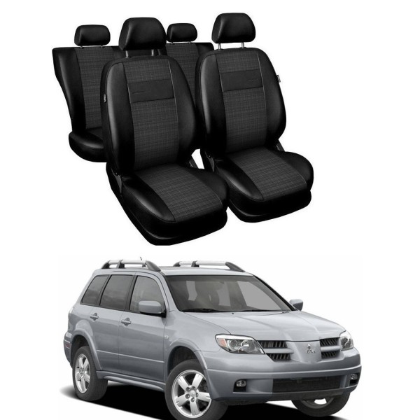 Huse Scaune Mitsubishi Outlander 2001-2006 piele si textil