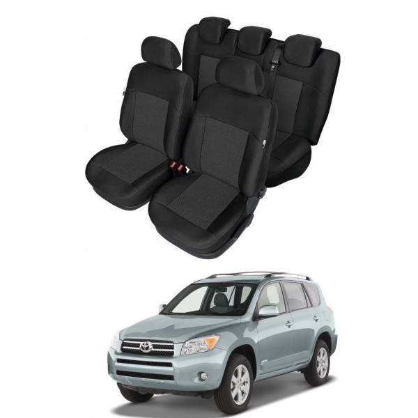 Huse Scaune Toyota Rav4 2005-2012 Premium Bancheta Fractionata