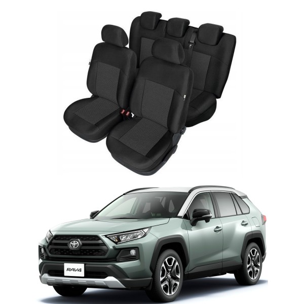 Huse Scaune Toyota Rav4 2018-2020 Premium Bancheta Fractionata