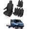 Huse Scaune Iveco Daily 7 locuri cabina dubla doka 2016-2020, dedicate din bumbac premium