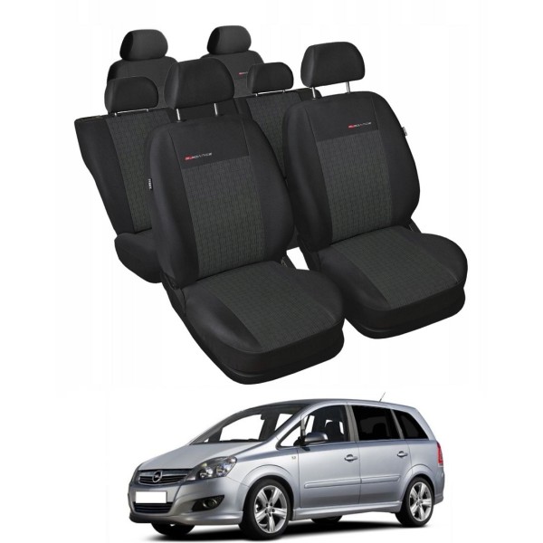 Huse Scaune 7 Locuri Opel Zafira B 2005-2011 , premium cu bancheta fractioanta si cotiera