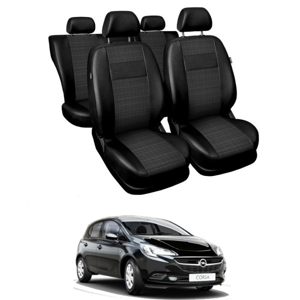 Huse Scaune piele si textil Opel Corsa 2015-2020