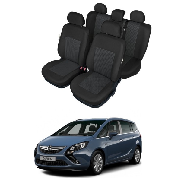 Huse Scaune Premium Opel ZafIra C 2012-2019 ,cu cotiera si bacheta fractionata