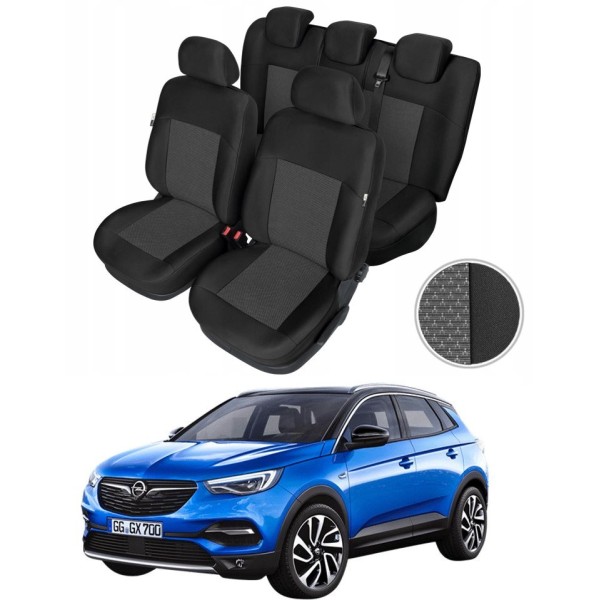 Huse Scaune Opel Grandland X 2017-2020 Premium Bancheta Fractionata