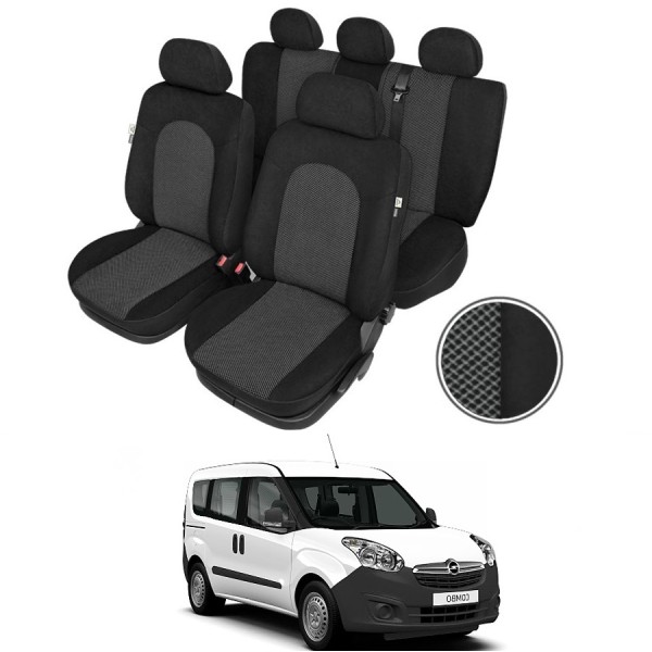 Huse Scaune Opel Combo 5 locuri 2012-2018 *100% bumbac si textil