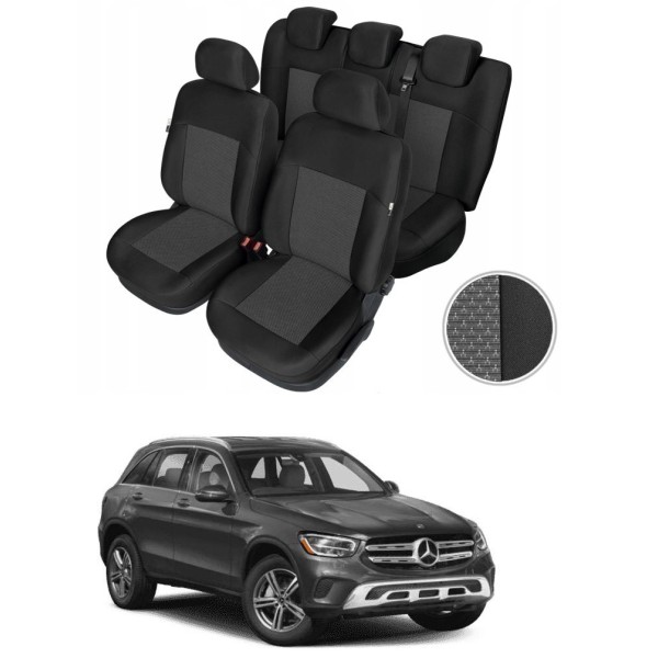 Huse Scaune Dedicate Mercedes Glc 2015-2019 Premium Bancheta Fractionata