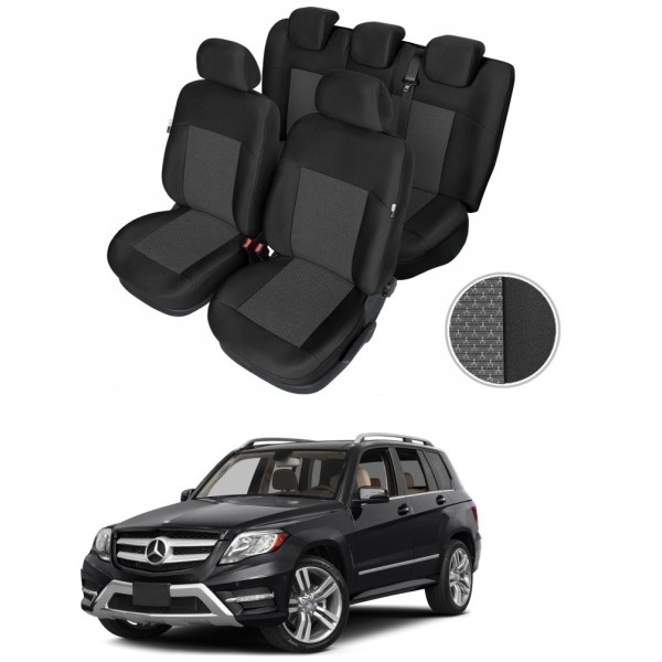 Huse Scaune Dedicate Mercedes Glk 2008-2015 Premium Bancheta Fractionata