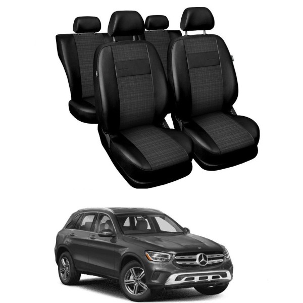 Huse Scaune Mercedes GLC 2007-2015 din piele si material textil