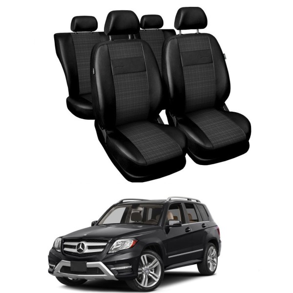 Huse Scaune  Mercedes GLK 2012 din piele si material textil