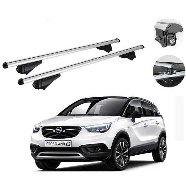 Bare Portbagaj Opel Crossland X 2017-2020 cu bare integrate
