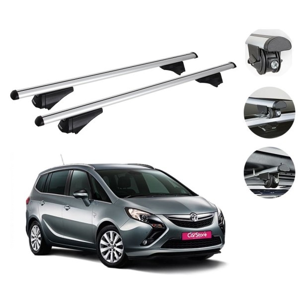 Bare Portbagaj Opel Zafira C Tourer 2012-2018 cu bare integrate pe plafon