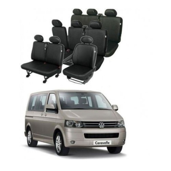 Huse Scaune 9 Locuri (8+1) Vw Transporter/Caravelle T5 2004-2013