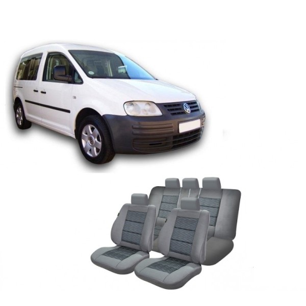 Huse Scaune Dedicate Vw Caddy 2003-2010 Premium 5 Locuri