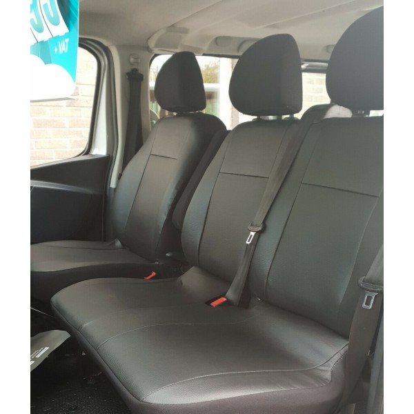 Set Huse Scaune piele eco 6 locuri VW Caravelle 2006-2023 Set Huse Scaune piele eco 6 locuri VW Caravelle 2006-2023