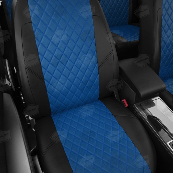 Huse Scaune Piele romb Dacia Logan 2017 culoarea Albastru editie Speciala Huse Scaune Piele romb Dacia Logan 2017 culoarea Albastru editie Speciala