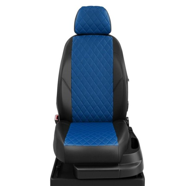 Huse Scaune Piele romb Dacia Logan 2017 culoarea Albastru editie Speciala Huse Scaune Piele romb Dacia Logan 2017 culoarea Albastru editie Speciala