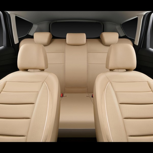Huse Scaune Bej AUDI A6 C8 2018-2024 Comfort Plus Premium cu bancheta fractionata Huse Scaune Bej AUDI A6 C8 2018-2024 Comfort Plus Premium cu bancheta fractionata