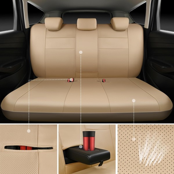 Huse Scaune Bej AUDI A6 C8 2018-2024 Comfort Plus Premium cu bancheta fractionata Huse Scaune Bej AUDI A6 C8 2018-2024 Comfort Plus Premium cu bancheta fractionata