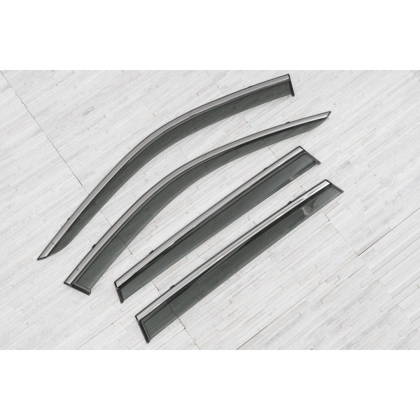 Set Paravanturi Mercedes GLB 2020-2024  fata spate cu contur Cromat Premium