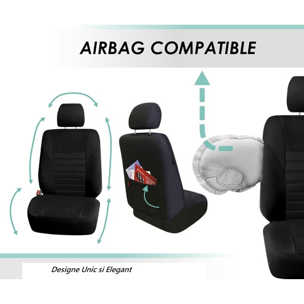Huse Scaune SKODA KAMIQ 2019-2024 Bancheta Fractionata Culoare Negru Complet Huse Scaune SKODA KAMIQ 2019-2024 Bancheta Fractionata Culoare Negru Complet
