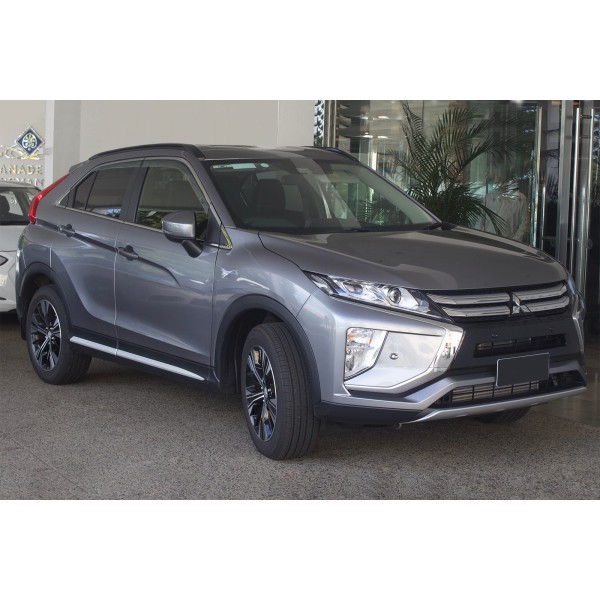 Set Paravanturi Mitsubishi Eclipse Cross 2018-2024 fata spate cu contur Cromat Premium