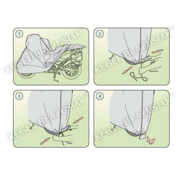 Prelata Moto impermeabila Kawasaki  Z1000 din material gros Protectie 4 anotimpuri integrala