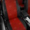 Huse Scaune Piele romb DACIA SANDERO II 2013 culoarea rosu editie Speciala Huse Scaune Piele romb DACIA SANDERO II 2013 culoarea rosu editie Speciala