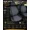 Huse Scaune KIA VENGA 2009-2019 textil si piele premium cu bancheta fractionata si airbag compatibil cu incalzire si ventilatie scaune