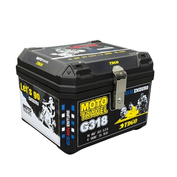 Moto Cutie Aprilia Tuono V4 Top Case Moto 57L 44x37x33 cm cu Inchidere Cutie Portbagaj Motocicleta