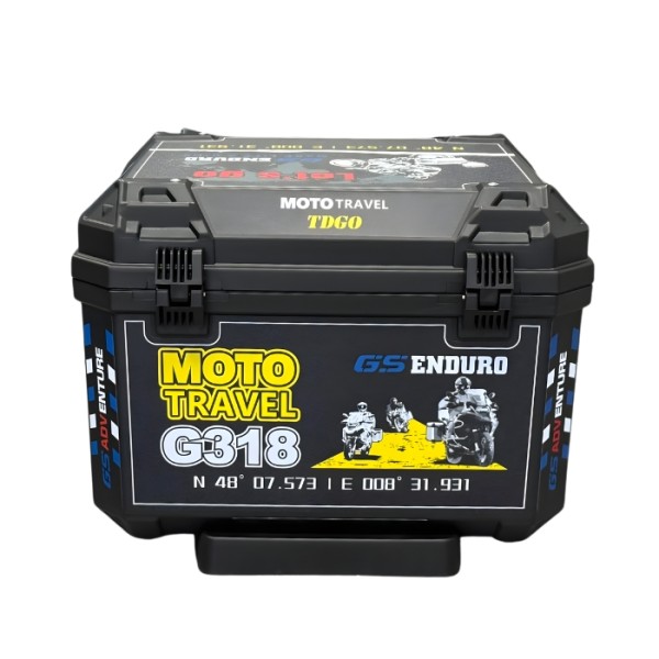 Moto Cutie Aprilia Tuono V4 Top Case Moto 57L 44x37x33 cm cu Inchidere Cutie Portbagaj Motocicleta