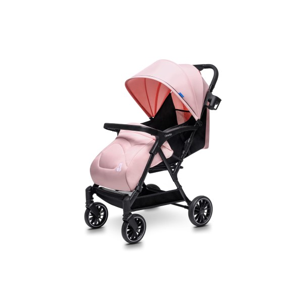 Carucior copii Little Rider Siena Culoare Roz pliabil, ușor, compact Certificare Siguranta