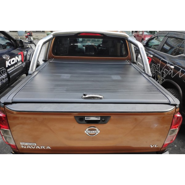 Închidere Benă Tip Rulou Manual NISSAN NAVARA NP300 2014+ 2024 Cabină Dublă, Negru Închidere Benă Tip Rulou Manual NISSAN NAVARA NP300 2014+ 2024 Cabină Dublă, Negru
