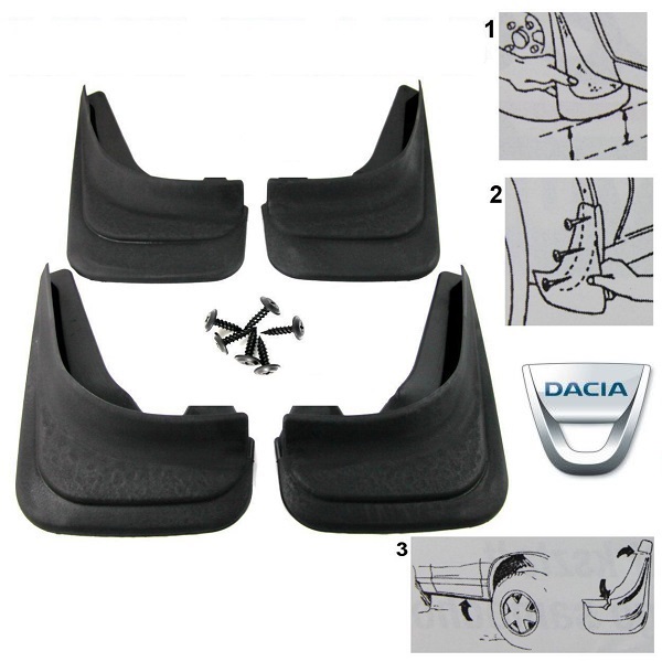 Set Aparatori Noroi Dacia Lodgy/Lodgy Stepway 2013-2016