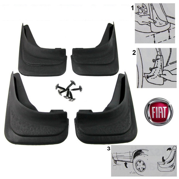 Set Aparatori Noroi Fiat 500/500C 2007-2016