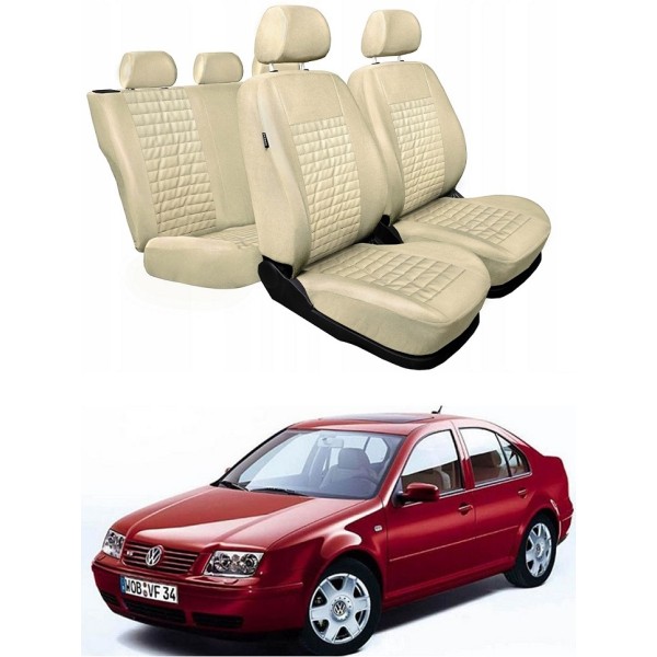 Huse Scaune Bej Vw Bora  1999-2005 dedicate