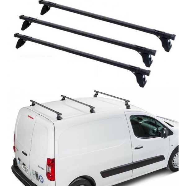 Set 3 bare plafon portbagaj Renault Express Van 2019-2024 din otel