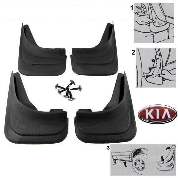 Set Aparatori Noroi Kia Carens 2012-2016