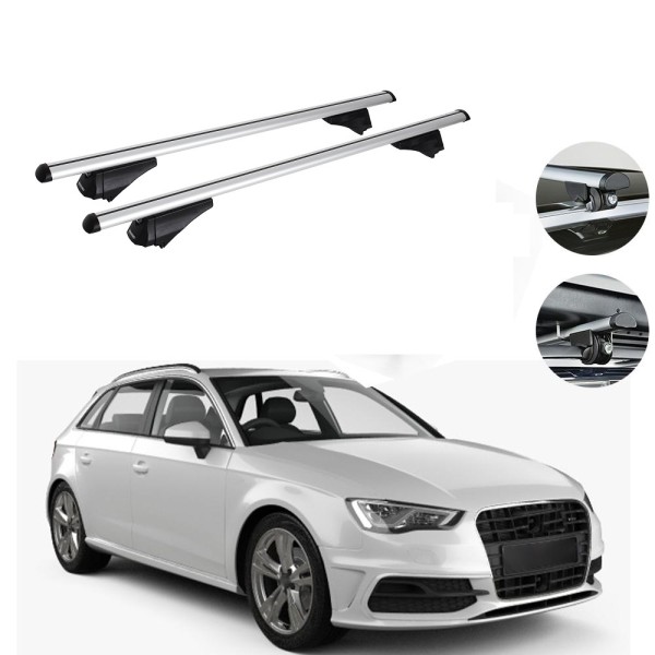 Bare Portbagaj Audi A3 2005-2013 cu bare integrate pe plafon