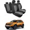 Huse Scaune Dedicate Dacia Duster 2018 Premium 100% bumbac si textil